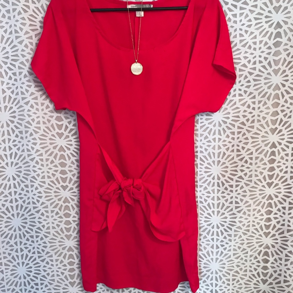 Forever 21| Hot Pink Oversized Dress shirt.